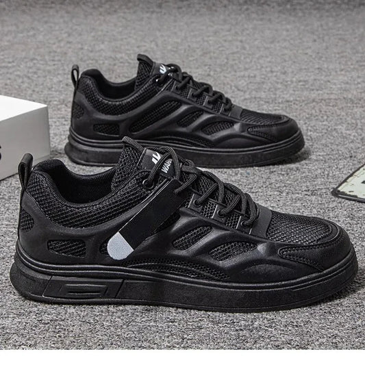 314 – Black Air Sports Sneakers – ট্রাভেল, আউটডোর অ্যাডভেঞ্চার ও ডেইলি লুকের জন্য পারফেক্ট ম্যাচ